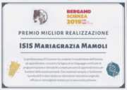 Premio miglior realizzazione Bergamo Scienza 2019